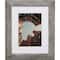 Craig Frames Bauhaus 125 Barnwood Gray Picture Frame with Mat